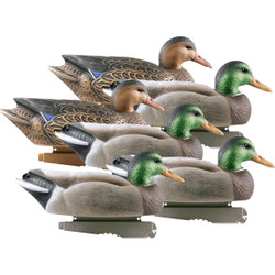 GHG Over-Size Mallard Duck Decoys 6 Pack